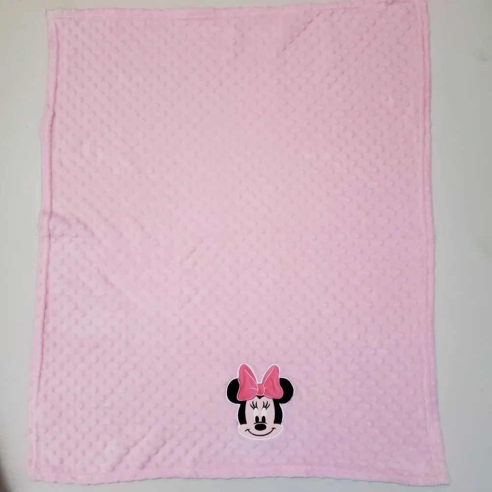 Blanket set Minnie Mouse plush pink
